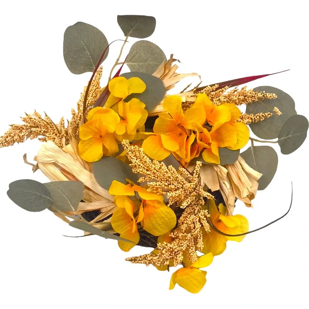Mini Harvest Wreath Floral Arrangement decor